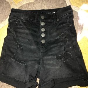 American Eagle Black Jean shorts